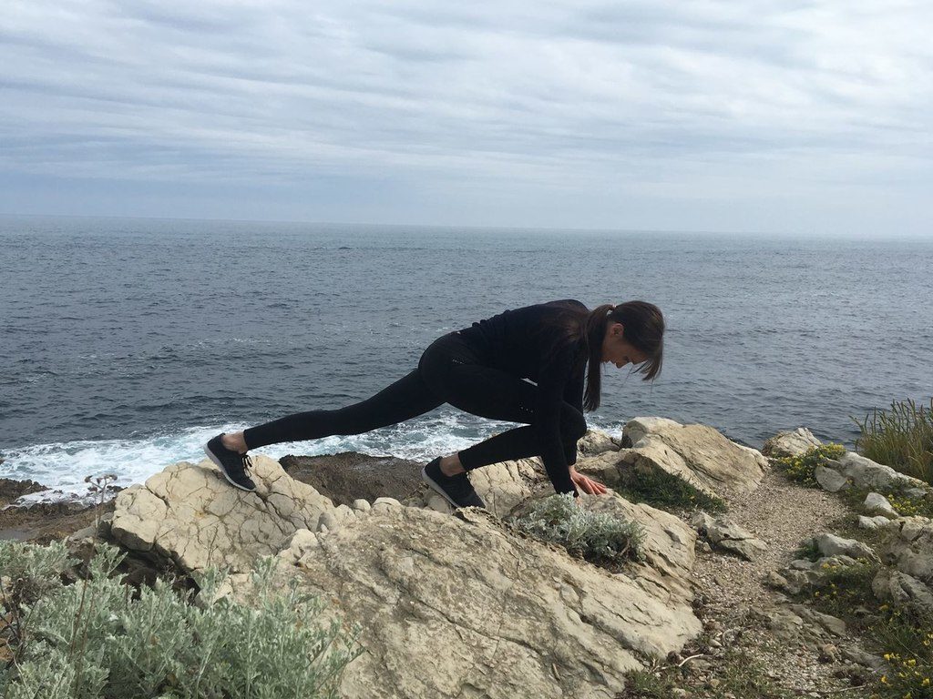 Deska na schodach Trening na schodach