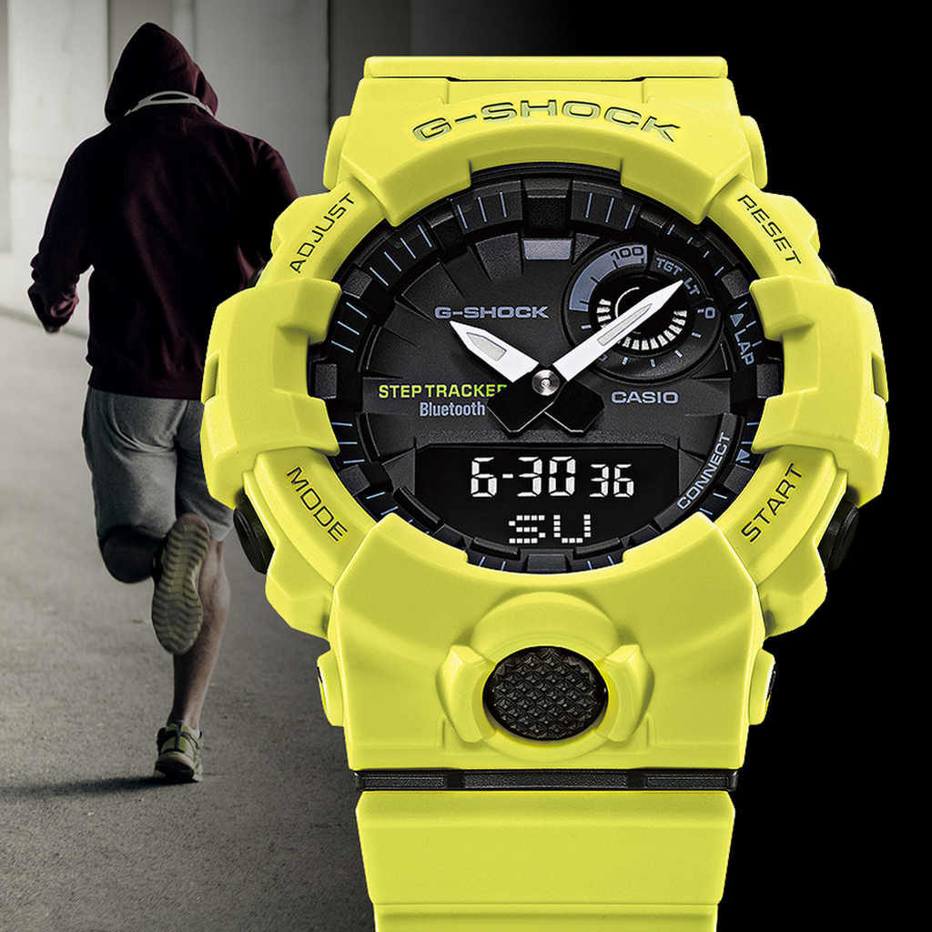 meski zegarek dla poczatkujacego biegacza g shock gba 800 9aer