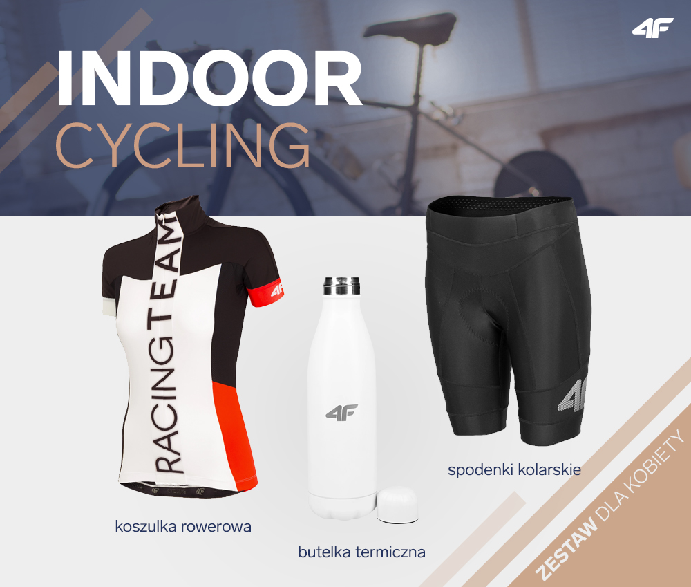 indoor-cycling zestaw dla kobiety