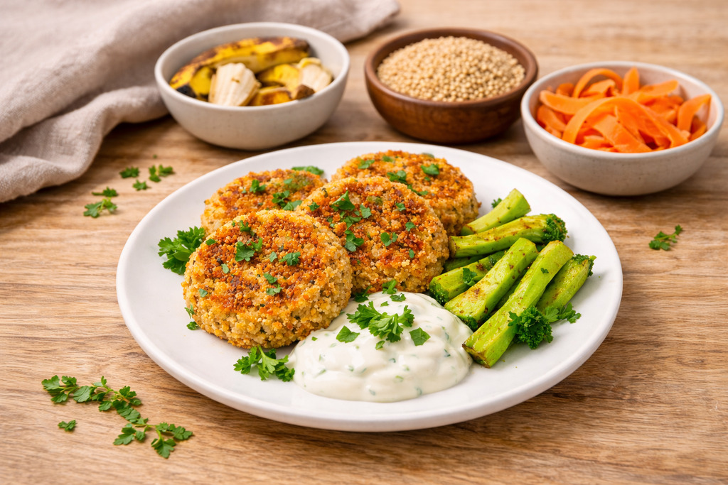 Placki z kaszy zero waste